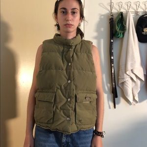 Down puffer vest